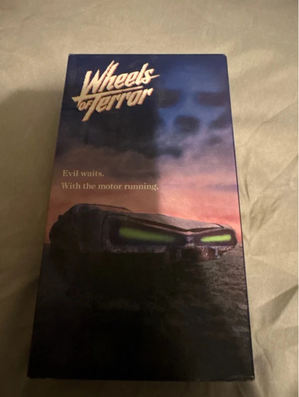 classic horror cult vhs! “ Wheels of terror “